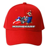 Jockey Para Niño Super Mario Kart, Fan De Mario Y Luigi Rojo