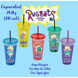 1 Vaso Magico Tipo Starbucks Personajes Los Rugrats