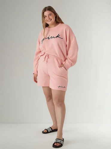 Short Pink Victoria Secret Original Casual Comodo Oferta