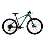 Bicicleta Mtb Slp 700 Pro 10v Shimano Cues Freno Hidráulico Color Negro - Celeste Tamaño Del Cuadro 17