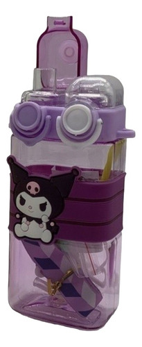 Termo Infantil Sanrio Doble Boquilla Kuromi