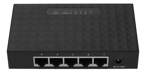 Hub Lan Gigabit Ethernet Rápido De 5 Puertos 10/100/1000 Mbp