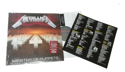 Metallica Master Of Puppets Remastered 1 Lp