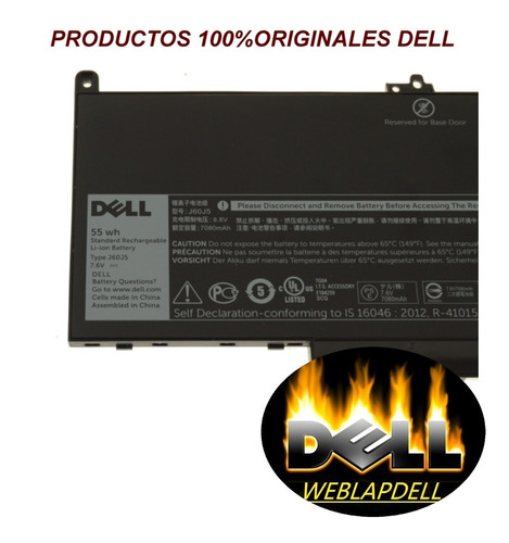  Dell Original Bateria  Latitude E7470 7470 E7270  Dj60j5