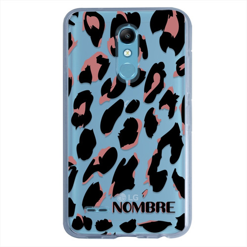 Funda LG Antigolpes Animal Print Personalizada Tu Nombre