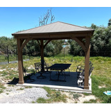 Pergola  (kiosco) Yardistry Madera-aluminio