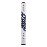 Cosido A Mano Pu Cuero Golf Putter Grip Blanco