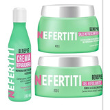 Nefertiti, Kit Para Pedicure Sales+ Exfoliante+ Crema 