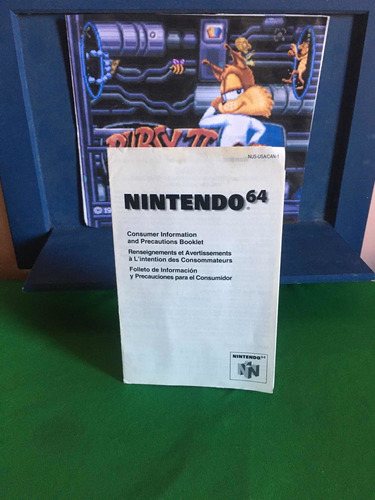 Nintendo 64 Panfleto Original Nacional