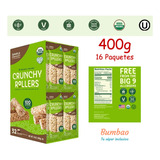 Barritas Arroz Inflado Orgánico Sin Alérgenos Crunchy - 32pz