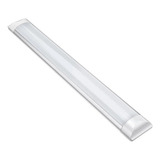 Kit 3 Luminária Tubular De Sobrepor Led Slim 20w 60cm Branco