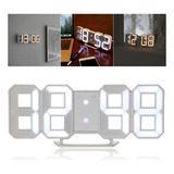 Reloj Digital Despertador Con Luces Led 3d Y Carga Por Usb