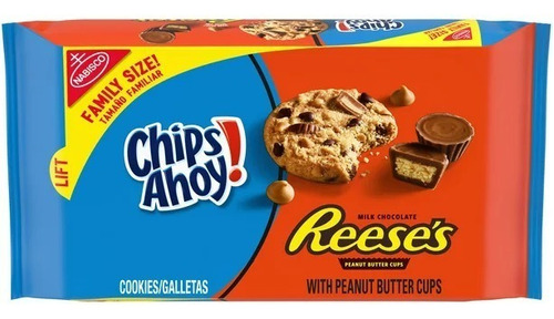 Galletas Chips Ahoy Reeses 403g Paquete Grande Importado