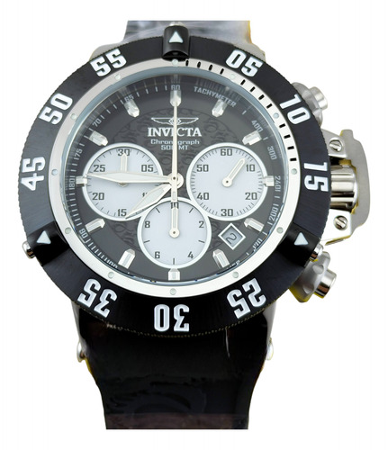 Reloj Invicta Subaqua 22919 50mm Quartz Negro/platead Hombre