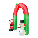 Decoraciones Inflable Papá Noel Para Vacaciones De Navidad