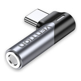 Adaptador Usb C A Auxiliar 3.5 Mm Hembra Conversor Vention