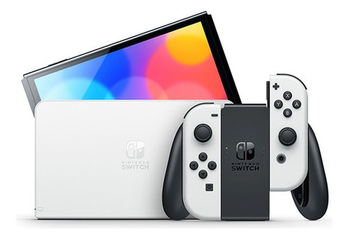Nintendo Switch Oled 64gb Standard Color  Blanco Y Negro Color Blanco/negro