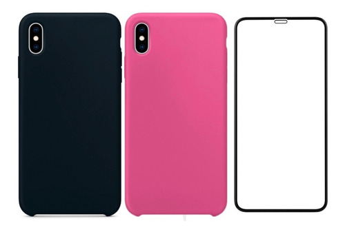 Kit 2 Capas Capinha Case + Película Compatível Com iPhone XR