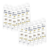 Kit 12 Desodorantes Dove Antitranspirante Invisible Dry150ml