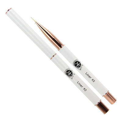 Pincel Kolinsky Liner 2 Mc Nails Uñas Acrílicas, Mano Alzada Blanco | MercadoLibre