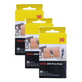 Papel Fotografico Zink Premium Kodak 2  X3  60 Hojas (3x20)