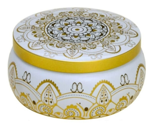 Latas Metal Redonda Luxo Decoração Velas Artesanatos