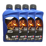 4 Litros Aceite 15w50 Semi Sintetico Moto 4 Road Elf 4t