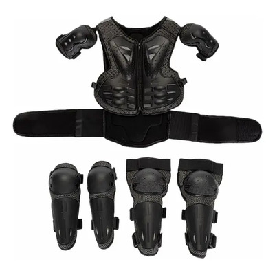 Kids Motocross Armor Chest Guard Protective Suit, Durable Pe
