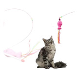Brinquedo Vara Peixe Para Gatos Pets Engraçado
