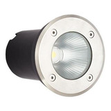 Balizador Led Redondo Externo Ip66 Inox Prata 5w Luz Amarela