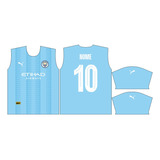 Arte Vetor Camisa Manchester City 23/24 + Fonte Puma City