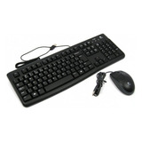 Teclado E Mouse - Usb - Logitech Desktop Combo Mk120 - Preto