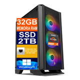 Pc Gamer Cpu Ryzen 5 8600g / Ssd 2tb M2 / 32gb Memória Ddr5