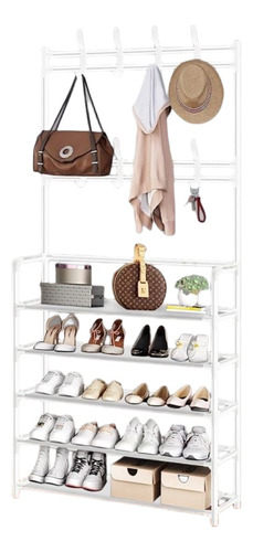 5 Niveles Zapatos Rack Closet Organizador Perchero Hogar