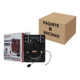 Bocina Radio Fm Bluetooth Diadema Con Microfono Usb Sd 8pzas