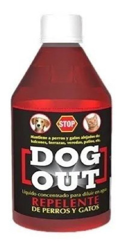Dog Out Liquido 500ml Repelente Perros Gatos Mascotas 40%off