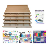 Kit 52 Art. Cajonera Sharpie Marcador Pastel Note Bloc Cuota