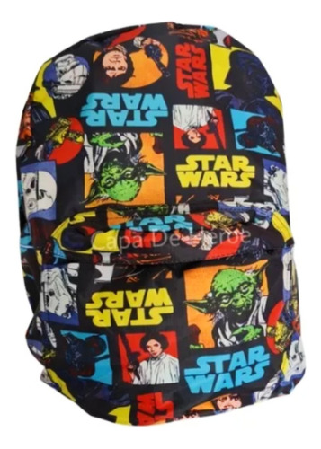 Mochila Star Wars Yoda Leia Darth Vader Stormtrooper Luke