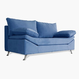 Sillon Sofa 2/3 Cuerpos Premium Pana Antimancha Fullconfort