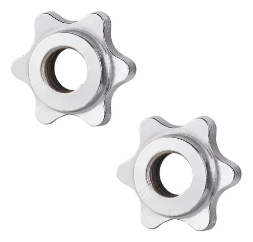Collares De Barra Con Rosca Para Mancuernas Y Pesas