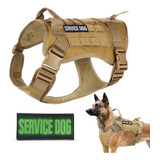 Arnés Táctico Para Perros Medianos Y Grandes, Ajustable, K9,