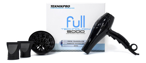 Secador De Pelo Profesional Full Technology 5000 Teknikpro 