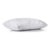 Travesseiro De Fibra Bamboo Antimicrobianas - 50x70 Cor Branco
