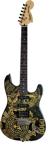 Guitarra Fender Squier Obey Graphic Stratocaster Hss Dissent