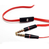 Cable Auxiliar Microfono Boton Plano Plug 3,5mm Aux8 Skyway