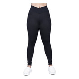 Legging Preta Calça Feminina Suplex Grossa Academia Treino