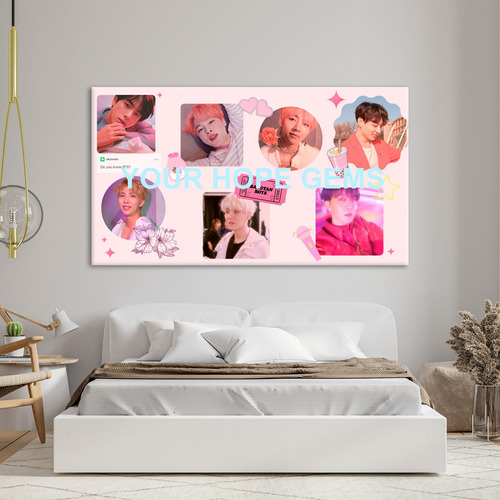 Cuadro Bts K-pop Canvas Poster Regalo  180 Cm