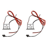 2 Controladores De Luz De Neón De 12 V Con Cable Rojo-negro