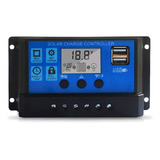 Controlador De Carga Solar 30a, 12/24v Automático, Pwm 1