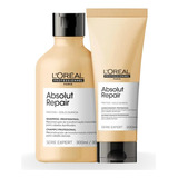 Loreal Absolut Repair Gold Quinoa Kit Sha 300ml + Cond 200ml